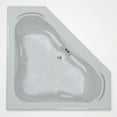 thumbnail image 1 of WaterTech Acrylic 60 in. x 60 in. Reversible Drain Drop-In Soaking Tub - Bone, 1 of 1
