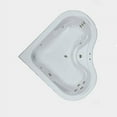 thumbnail image 1 of WaterTech Acrylic 64 in. x 64 in. Elite Series Drop-In Whirlpool Tub - Bone, 1 of 1