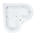 thumbnail image 1 of WaterTech Acrylic 64 in. x 64 in. Elite Series Drop-In Whirlpool and Air Bath Combination Tub - White, 1 of 2