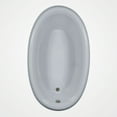 thumbnail image 1 of WaterTech Acrylic 70 in. x 42 in. Reversible Drain Drop-In Soaking Tub - Bone, 1 of 1