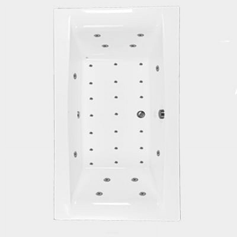 WaterTech Acrylic 72 in. x 38 in. DropIn Whirlpool and Air Bath