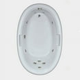 thumbnail image 1 of WaterTech Acrylic 72 in. x 42 in. EW Reversible Drain Drop-In Whirlpool Tub - Biscuit, 1 of 1