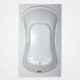 thumbnail image 1 of WaterTech Acrylic 72 in. x 42 in. Reversible Drain Drop-In Soaking Tub - White, 1 of 1