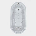 thumbnail image 1 of WaterTech Acrylic 73 in. x 38 in. Elite Series Drop-In Whirlpool and Air Bath Combination Tub - White, 1 of 1