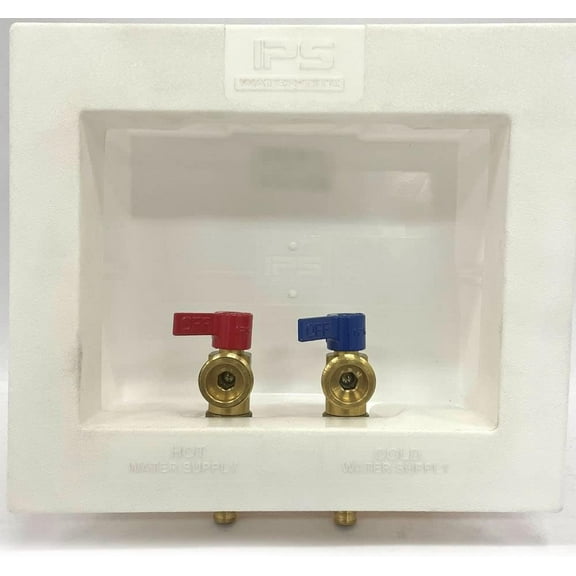 WaterTite Du-All Dual Drain Washing Machine Outlet Box with Valves & Frame-82057