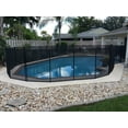 thumbnail image 1 of WaterWarden 4' x 12' Pool Safety Fence, UL Certified to ASTM Safety Standard F2286, Black, 1 of 5