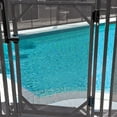 thumbnail image 1 of WaterWarden 4' x 30" Pool Safety Gate, Self-Closing, UL Certified to ASTM Safety Standard F2286, Gray, 1 of 5