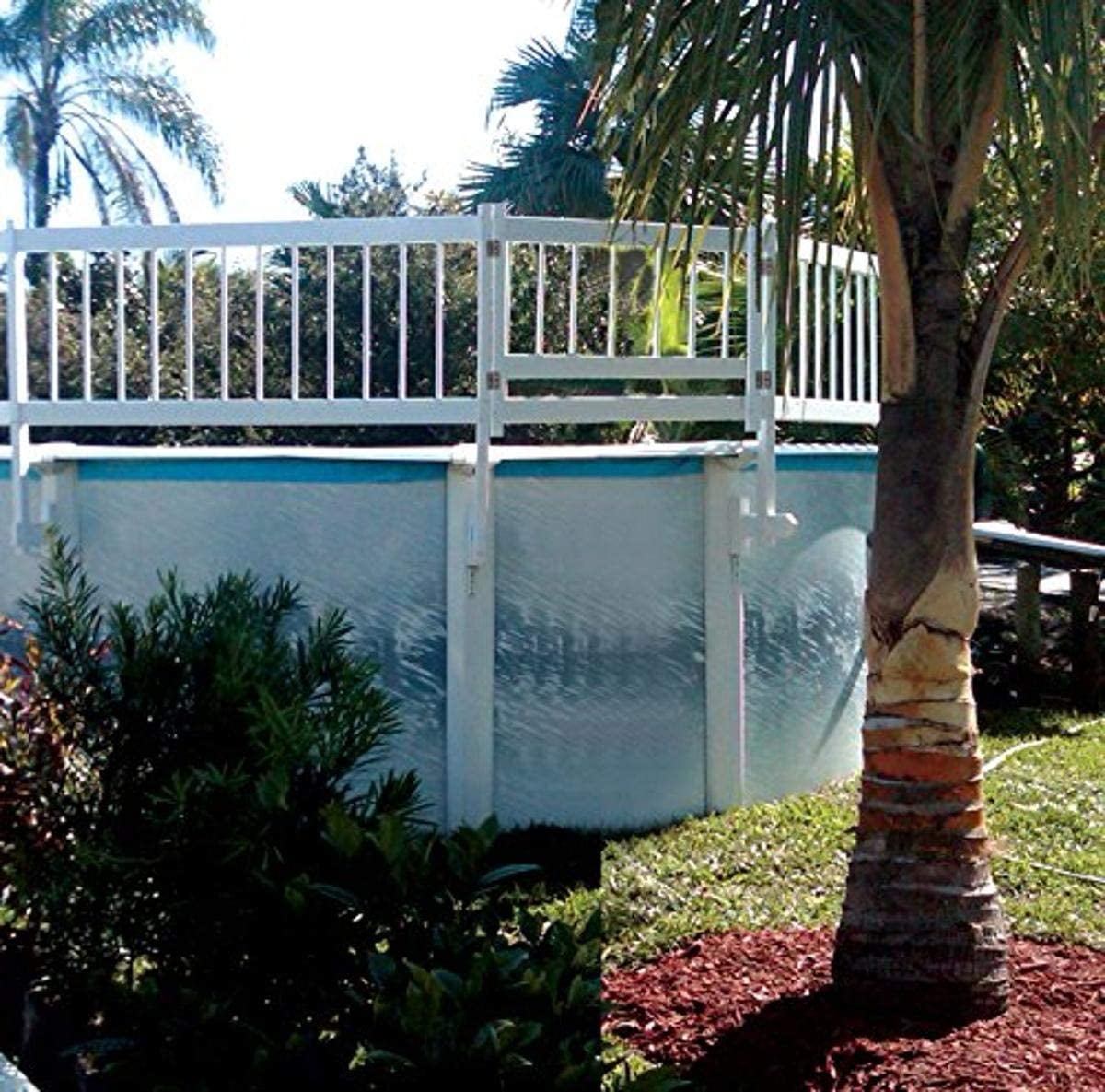 Water warden above ground pool fence top