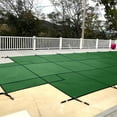 thumbnail image 1 of WaterWarden Inground Mesh Pool Safety Cover for a 16’ x 32’ Rectangle Pool, Center End Step, 20-Year Warranty, 1 of 5