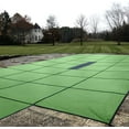 thumbnail image 1 of WaterWarden Inground Solid Pool Safety Cover for a 20’ x 40’ Rectangle Pool, Center End Step, Center Drain Panel, 20-Year Warranty, 1 of 3