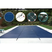 WaterWarden in-Ground Pool Safety Cover Fits 12’ x 20’ Rectangle Pool, UL Classified to ASTM F1346