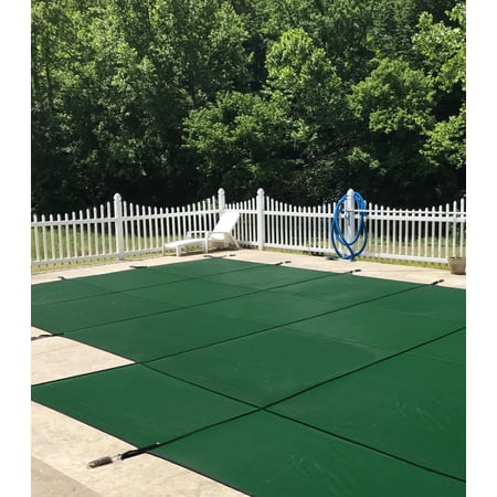 WaterWarden in-Ground Pool Safety Cover Rectangle, Fits 16' x 32'+4' x 6', 2 Foot Offset Right, UL Classified to ASTM F1346