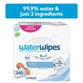 thumbnail image 1 of WaterWipes Sensitive Newborn & Baby Wipes, 99.9% Water, Unscented & Hypoallergenic, 240 Wipes, 1 of 10
