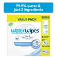 thumbnail image 1 of WaterWipes Sensitive Pure & Textured Wipes, 99.9% Water, Unscented & Hypoallergenic, 288 Count + Bonus Pack, 1 of 12