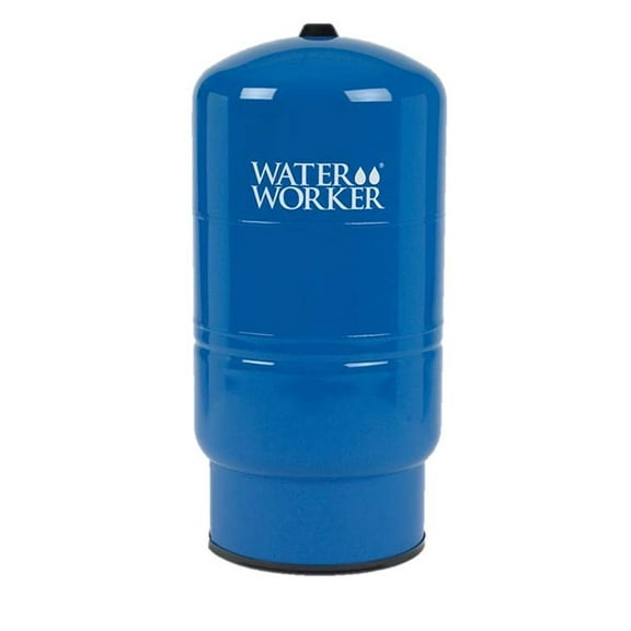 WaterWorker HT-32B Vertical Pressure Well Tank, 32-Gallon Capacity, Blue