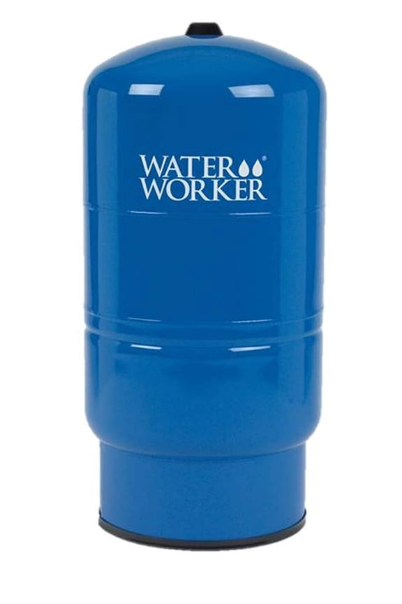 WaterWorker HT-32B Vertical Pressure Well Tank, 32-Gallon Capacity, Blue