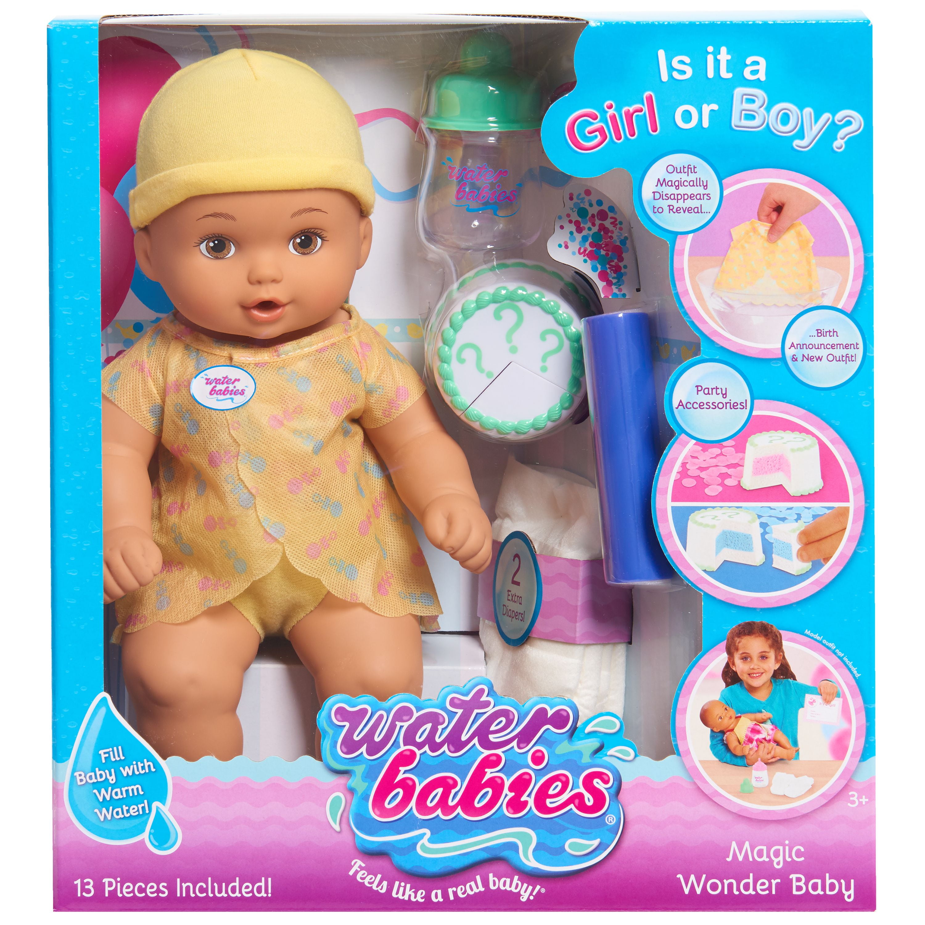 Waterbabies Magic Wonder Waterbaby Brown Eyes Is it a boy or girl
