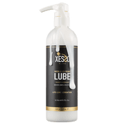 Waterbased Creamy White Lube, Unscented Long-Lasting Gel Glide for Sensitive Skin, Women & Men & Couples, Massage, Slippery, Made in US