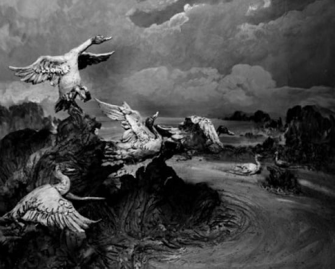 Waterbirds by Mastrojanni Canvas Art - Mastrojanni (24 x 36)
