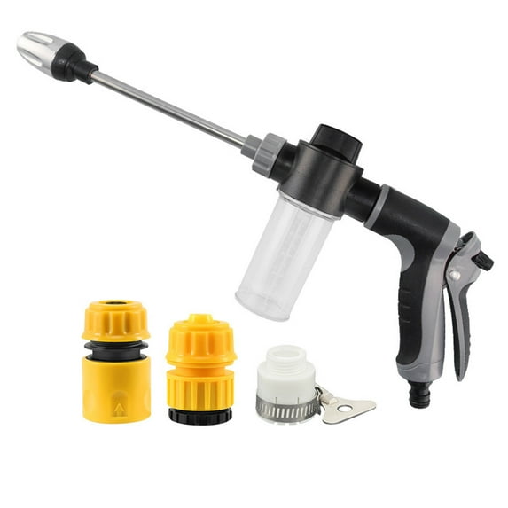 Waterblitz Pressure Washer Nozzle - High Pressure Water Gun with 360° Rotation & Several Spray Modes, Turbo Washer Attachment for Garden Hose, Car Washing, Patio & Courtyard Cleaning