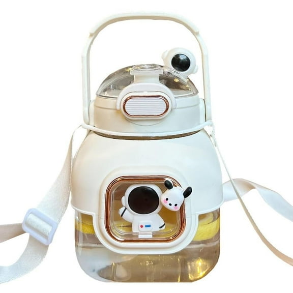 Waterbottle,Water Bottle With Straw Lid,Water Bottles for Girls,Plastic Water Bottles,Kawaii Water Bottle,Pink Hydroflasks,Cute Water Bottle - Suitable for Shopping, Dating, Traveling, Camping