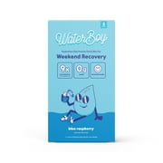 Waterboy Hydration and Weekend Recovery Powder Packets, Blue Raspberry, 5 Count