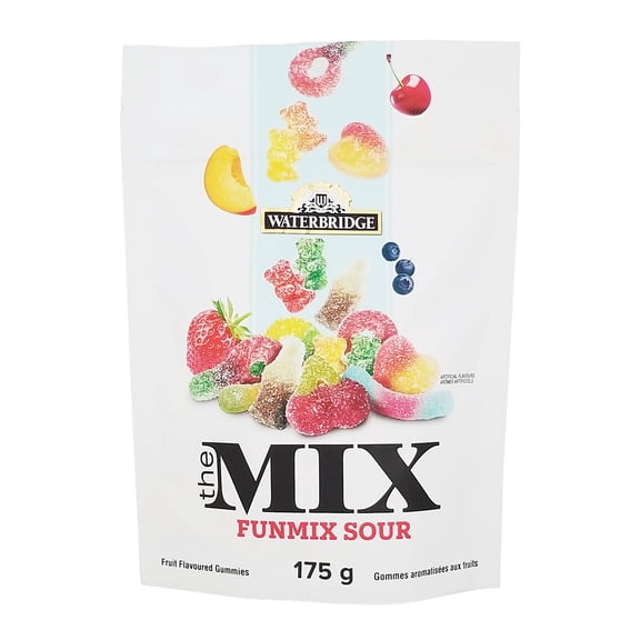 Waterbridge The Mix Funmix Sour Gummies 175g | Tangy Candy Snacks