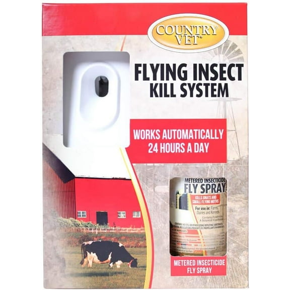 Waterbury Country Vet Flying InsectKill System-24 Hour Control, Brown/A