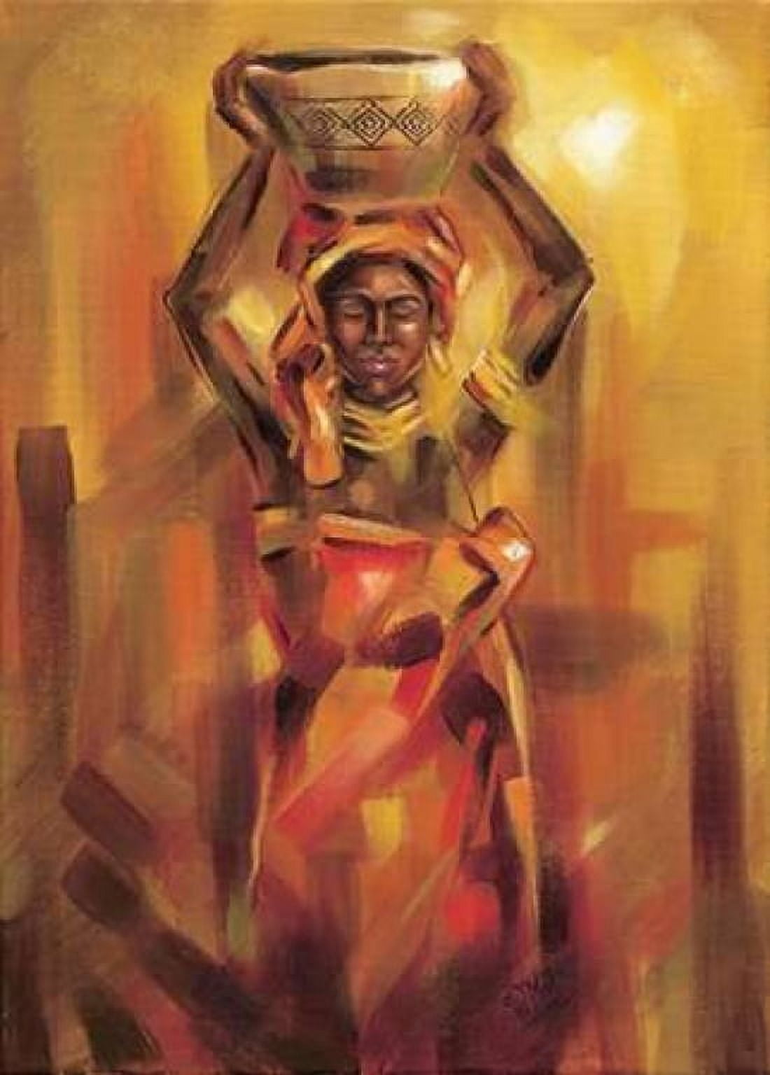 Watercarrier I Canvas Art - Wendy Fields (20 x 28)