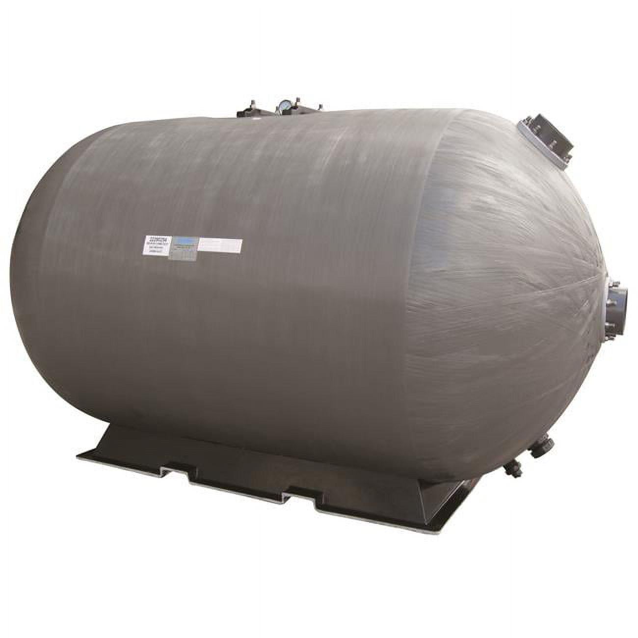 Waterco 48 x 75 in. 58 PSI NSF Approved Horizontal Sand Filter with 4 ...