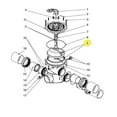 thumbnail image 1 of Waterco 621233 Rotor with Gasket for 65 mm Multiport Valve, 1 of 1