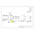 thumbnail image 1 of Waterco W02271BLK 1.5in 40mm Bulkhead Locknut - Black, 1 of 1
