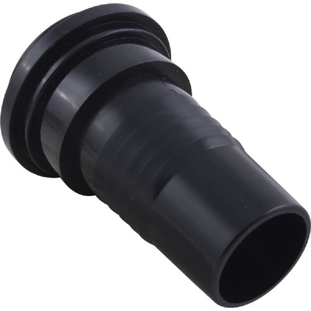 PlumbUSA 1-1/2 Inch X 8 Inch Black Flanged Tailpiece - Durable Plastic For Kitchen & Bathroom Sink Drains