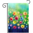 thumbnail image 1 of Watercolor Abstract Spring Summer Seasonal Green Floral Flowers Art House Flag 28" x 40" Double Sided Polyester Welcome Large Yard Garden Flag Banners for Patio Lawn Home Outdoor Decor, 1 of 6