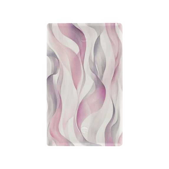 Watercolor Abstract Wavy Lines Light Switch Cover Switch Plate Outlet Cover Plug Cover for Electrical Outlet