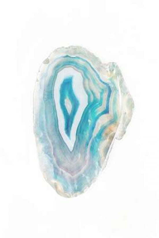 Watercolor Agate I Canvas Art - Susan Bryant (12 x 18)