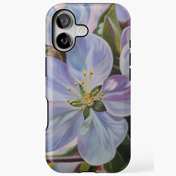 Watercolor Apple Blossom Soft Pastel Spring Orchard Wildflower iPhone 11 12 13 14 15 16 17 Pro Max Case
