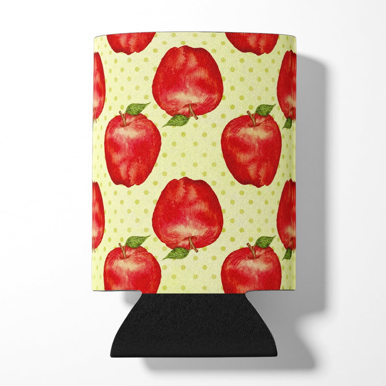 Watercolor Apples and Polkadots Can or Bottle Hugger