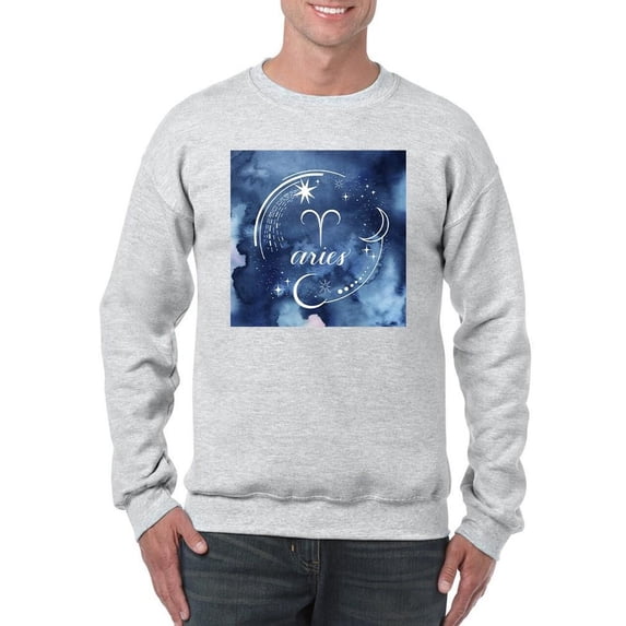 Watercolor Astrology I Sweatshirt Men -Grace Popp Designs, Male 4X-Large