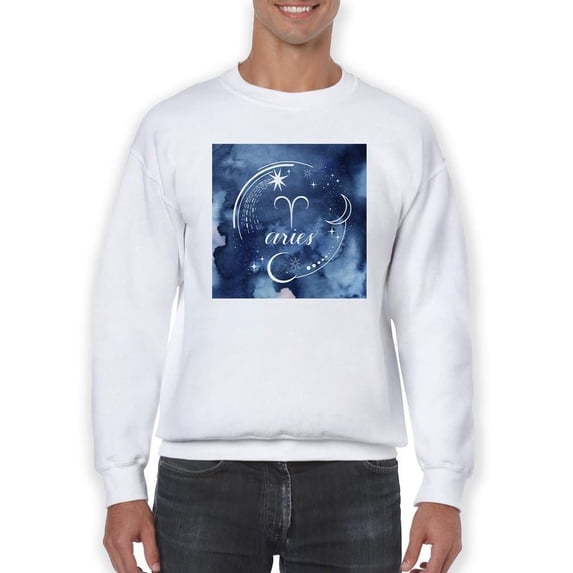 Watercolor Astrology I Sweatshirt Men -Grace Popp Designs, Male Small