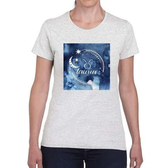 Watercolor Astrology Ii T-Shirt Women -Grace Popp Designs, Female 4X-Large