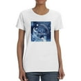 thumbnail image 1 of Watercolor Astrology Ii T-Shirt Women -Grace Popp Designs, Female 4X-Large, 1 of 4