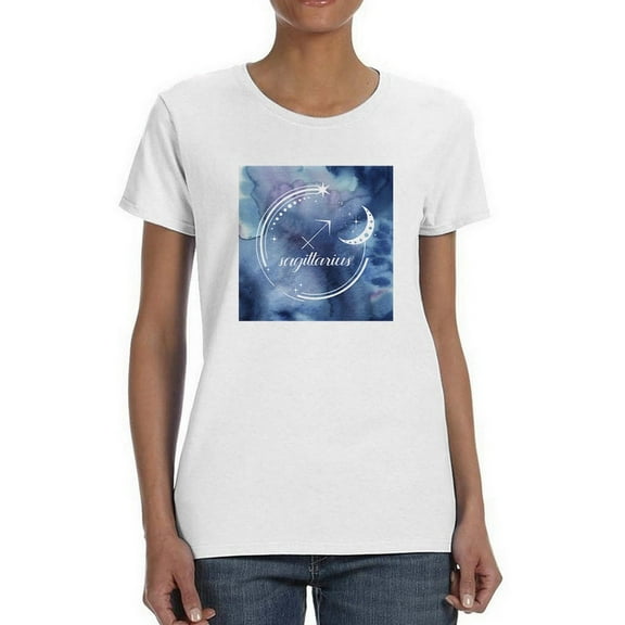 Watercolor Astrology Ix T-Shirt Women -Grace Popp Designs, Female 4X-Large