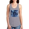 thumbnail image 1 of Watercolor Astrology V Racerback Tank Women -Grace Popp Designs, Female Small, 1 of 4