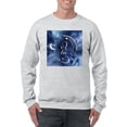 thumbnail image 1 of Watercolor Astrology V Sweatshirt Men -Grace Popp Designs, Male 5X-Large, 1 of 4
