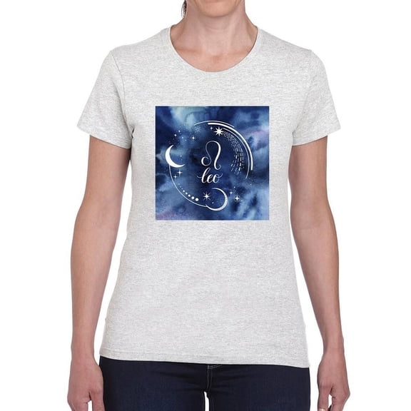 Watercolor Astrology V T-Shirt Women -Grace Popp Designs, Female Large