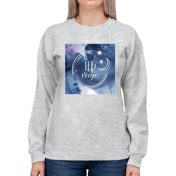 Watercolor Astrology Vi Sweatshirt Women -Grace Popp Designs, Female 5X-Large