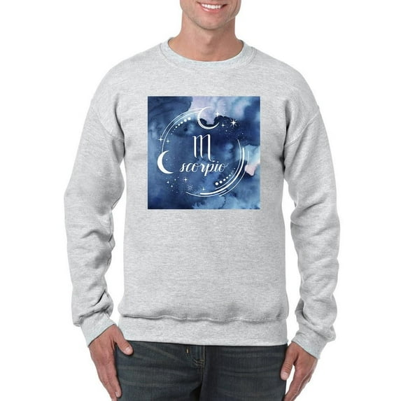 Watercolor Astrology Viii. Sweatshirt Men -Grace Popp Designs, Male Small