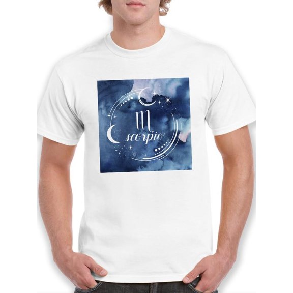 Watercolor Astrology Viii. T-Shirt Men -Grace Popp Designs, Male 5X-Large