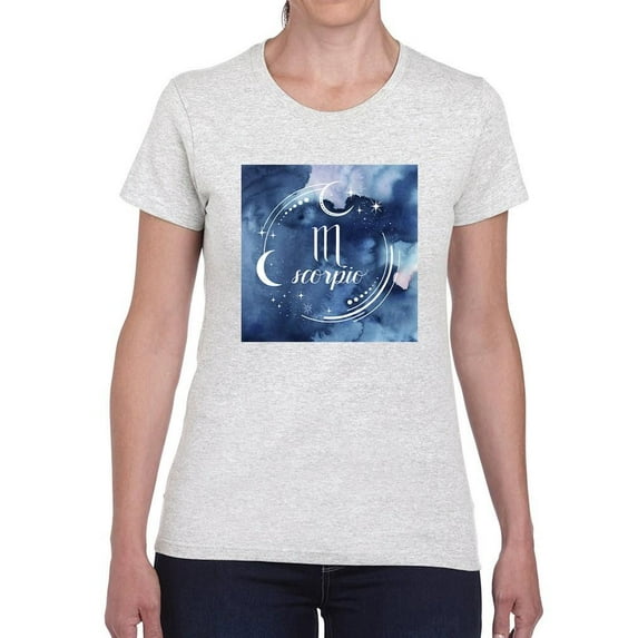 Watercolor Astrology Viii. T-Shirt Women -Grace Popp Designs, Female Large